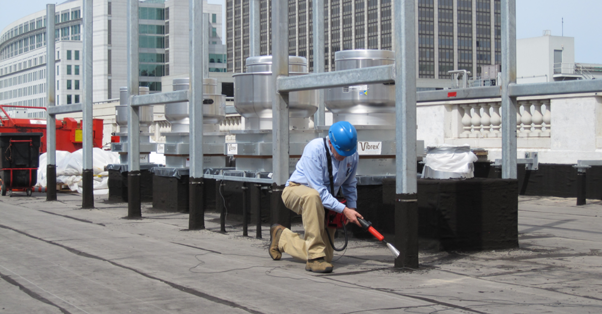 commercial roof inspection